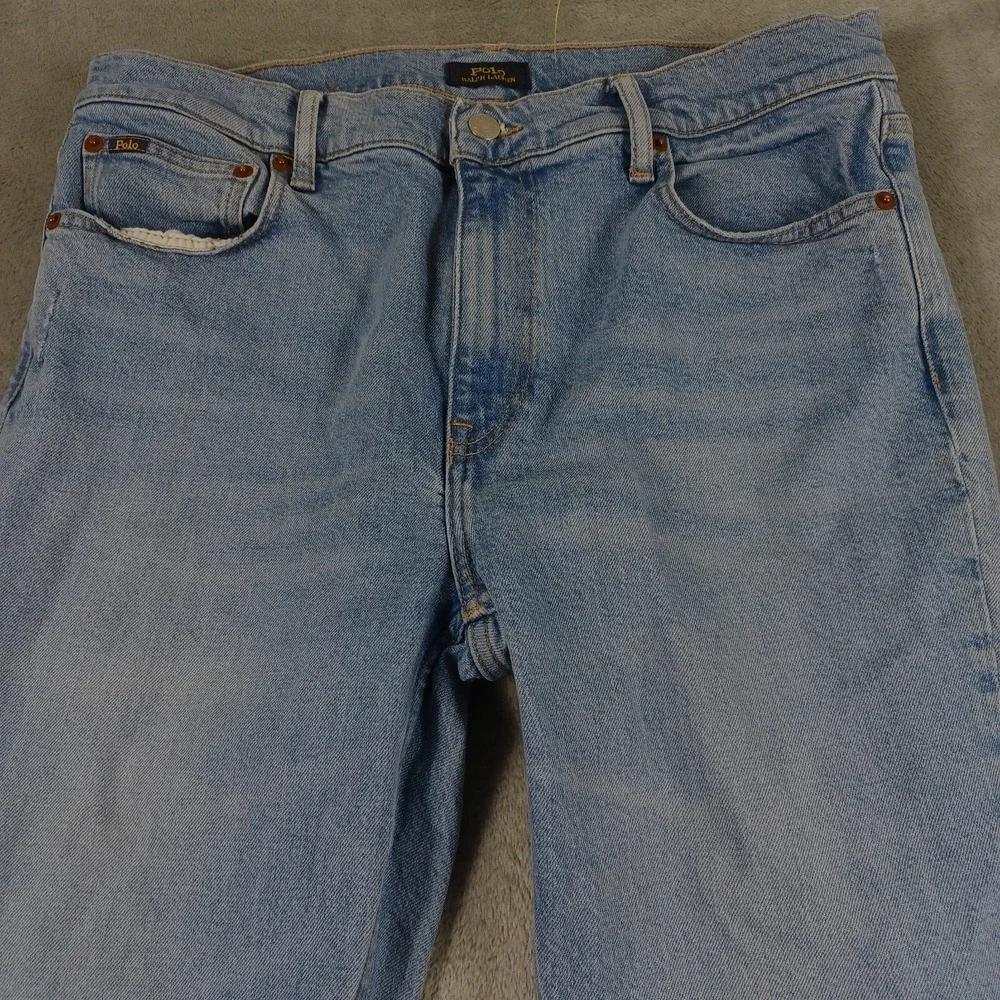 Polo‎ Ralph Lauren Jeans Mens 32x30 Blue Denim Mid Rise Skinny Tompkins